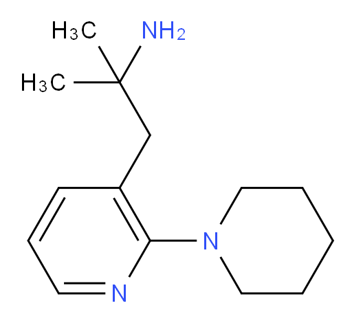 2-methyl-1-[2-(piperidin-1-yl)pyridin-3-yl]propan-2-amine