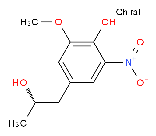 4-[(2S)-2-hydroxypropyl]-2-methoxy-6-nitrophenol
