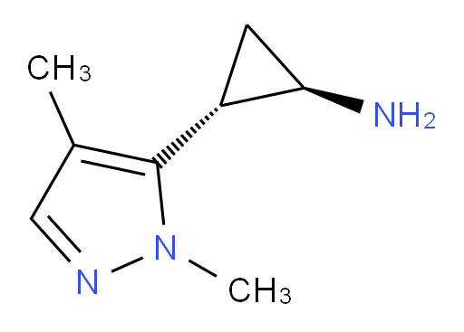 rac-(1R,2R)-2-(1,4-dimethyl-1H-pyrazol-5-yl)cyclopropan-1-amine