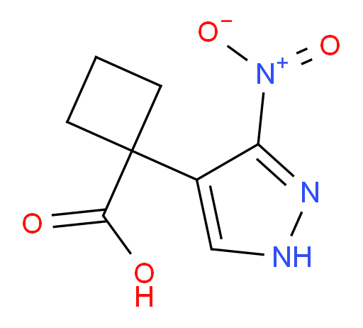 1-(3-nitro-1H-pyrazol-4-yl)cyclobutane-1-carboxylic acid