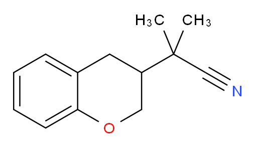 2-(3,4-dihydro-2H-1-benzopyran-3-yl)-2-methylpropanenitrile