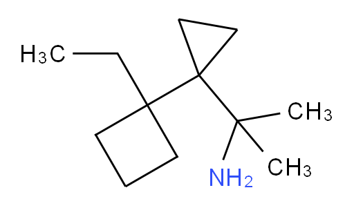 2-[1-(1-ethylcyclobutyl)cyclopropyl]propan-2-amine