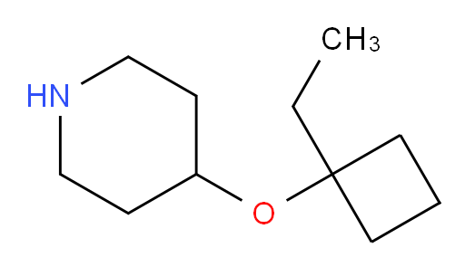 4-(1-ethylcyclobutoxy)piperidine