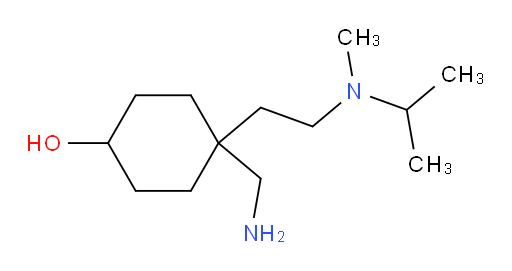 4-(aminomethyl)-4-{2-[methyl(propan-2-yl)amino]ethyl}cyclohexan-1-ol