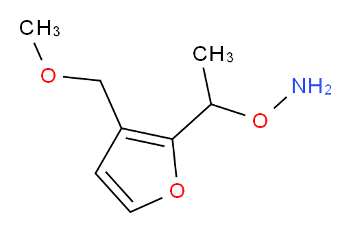O-{1-[3-(methoxymethyl)furan-2-yl]ethyl}hydroxylamine