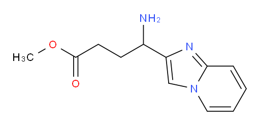 methyl 4-amino-4-{imidazo[1,2-a]pyridin-2-yl}butanoate