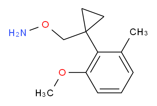 O-{[1-(2-methoxy-6-methylphenyl)cyclopropyl]methyl}hydroxylamine