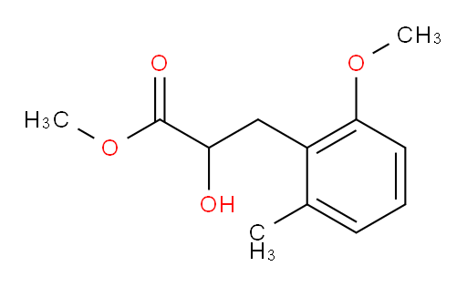 methyl 2-hydroxy-3-(2-methoxy-6-methylphenyl)propanoate