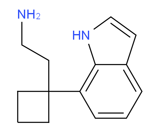 2-[1-(1H-indol-7-yl)cyclobutyl]ethan-1-amine