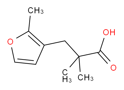 2,2-dimethyl-3-(2-methylfuran-3-yl)propanoic acid