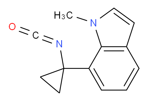 7-(1-isocyanatocyclopropyl)-1-methyl-1H-indole