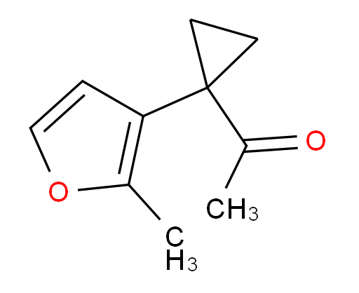 1-[1-(2-methylfuran-3-yl)cyclopropyl]ethan-1-one