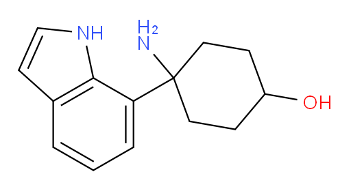4-amino-4-(1H-indol-7-yl)cyclohexan-1-ol
