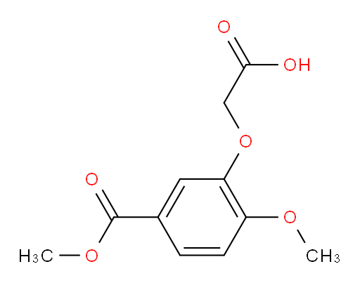 2-[2-methoxy-5-(methoxycarbonyl)phenoxy]acetic acid
