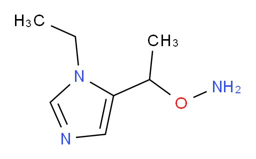 O-[1-(1-ethyl-1H-imidazol-5-yl)ethyl]hydroxylamine