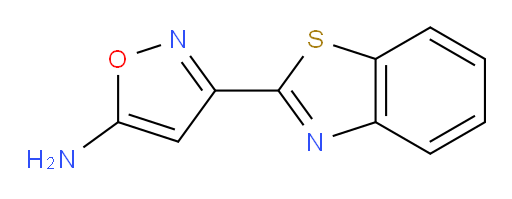 3-(1,3-benzothiazol-2-yl)-1,2-oxazol-5-amine