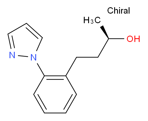 (2R)-4-[2-(1H-pyrazol-1-yl)phenyl]butan-2-ol
