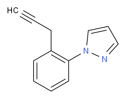 1-[2-(prop-2-yn-1-yl)phenyl]-1H-pyrazole