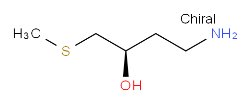 (2R)-4-amino-1-(methylsulfanyl)butan-2-ol