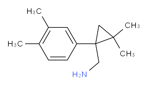 [1-(3,4-dimethylphenyl)-2,2-dimethylcyclopropyl]methanamine