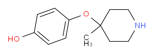 4-[(4-methylpiperidin-4-yl)oxy]phenol