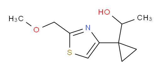 1-{1-[2-(methoxymethyl)-1,3-thiazol-4-yl]cyclopropyl}ethan-1-ol