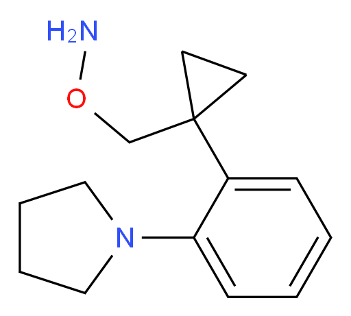 O-({1-[2-(pyrrolidin-1-yl)phenyl]cyclopropyl}methyl)hydroxylamine
