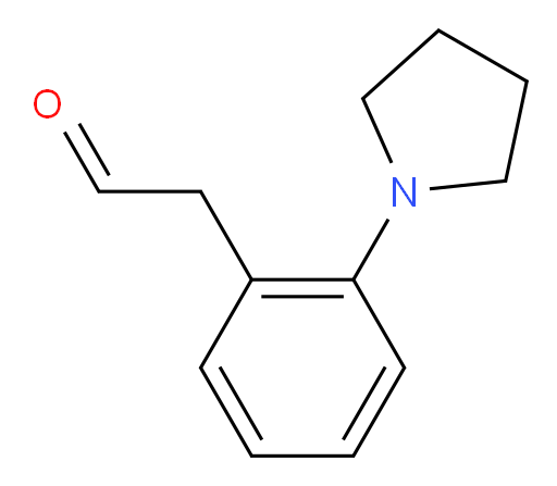 2-[2-(pyrrolidin-1-yl)phenyl]acetaldehyde