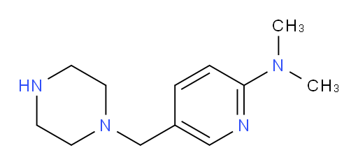 N,N-dimethyl-5-[(piperazin-1-yl)methyl]pyridin-2-amine