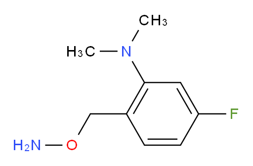 2-[(aminooxy)methyl]-5-fluoro-N,N-dimethylaniline