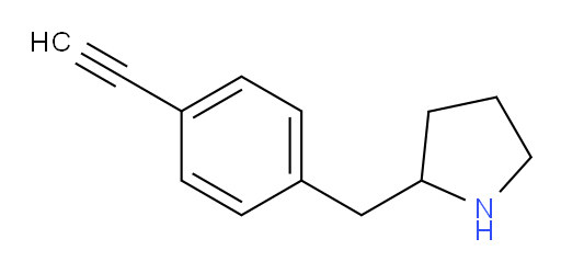 2-[(4-ethynylphenyl)methyl]pyrrolidine
