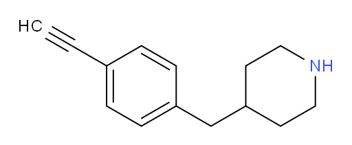 4-[(4-ethynylphenyl)methyl]piperidine