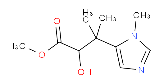 methyl 2-hydroxy-3-methyl-3-(1-methyl-1H-imidazol-5-yl)butanoate