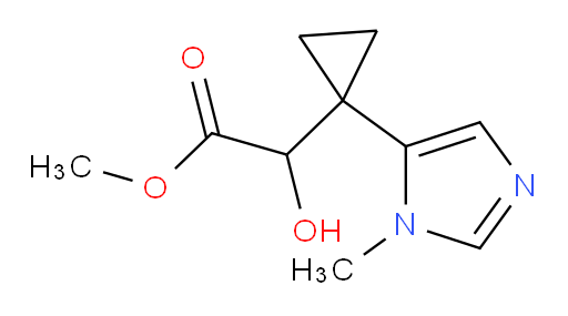 methyl 2-hydroxy-2-[1-(1-methyl-1H-imidazol-5-yl)cyclopropyl]acetate