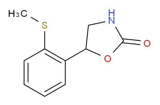 5-[2-(methylsulfanyl)phenyl]-1,3-oxazolidin-2-one