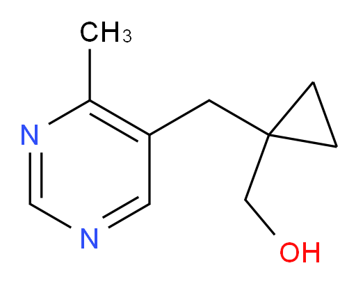 {1-[(4-methylpyrimidin-5-yl)methyl]cyclopropyl}methanol