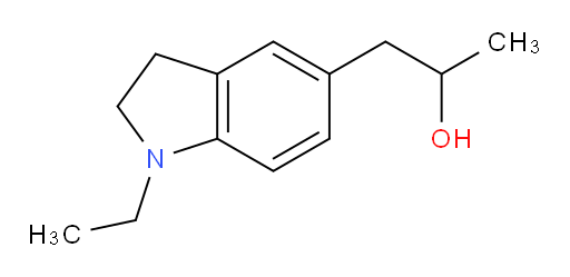 1-(1-ethyl-2,3-dihydro-1H-indol-5-yl)propan-2-ol