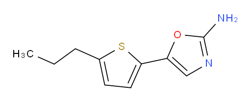 5-(5-propylthiophen-2-yl)-1,3-oxazol-2-amine