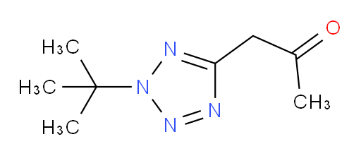 1-(2-tert-butyl-2H-1,2,3,4-tetrazol-5-yl)propan-2-one