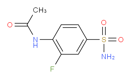 N-(2-fluoro-4-sulfamoylphenyl)acetamide