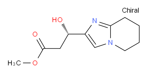 methyl (3S)-3-hydroxy-3-{5H,6H,7H,8H-imidazo[1,2-a]pyridin-2-yl}propanoate