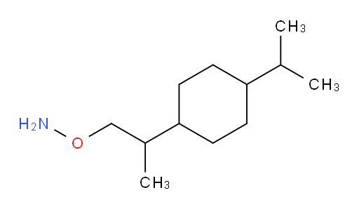 O-{2-[4-(propan-2-yl)cyclohexyl]propyl}hydroxylamine