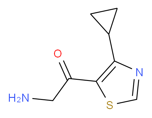 2-amino-1-(4-cyclopropyl-1,3-thiazol-5-yl)ethan-1-one