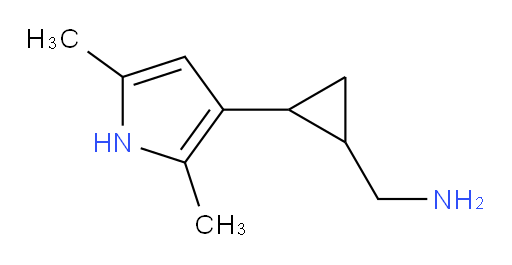 [2-(2,5-dimethyl-1H-pyrrol-3-yl)cyclopropyl]methanamine