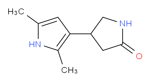 4-(2,5-dimethyl-1H-pyrrol-3-yl)pyrrolidin-2-one