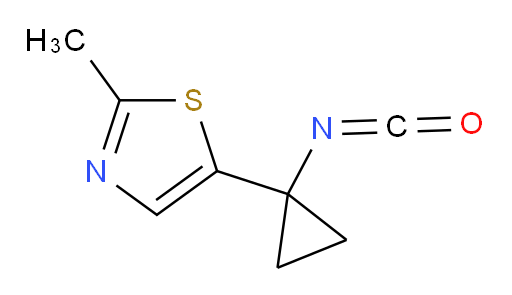 5-(1-isocyanatocyclopropyl)-2-methyl-1,3-thiazole