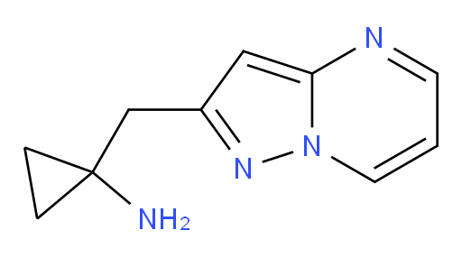1-({pyrazolo[1,5-a]pyrimidin-2-yl}methyl)cyclopropan-1-amine