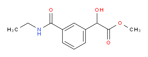 methyl 2-[3-(ethylcarbamoyl)phenyl]-2-hydroxyacetate