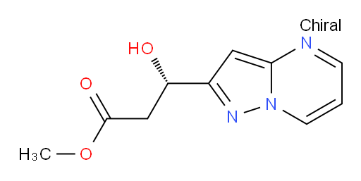 methyl (3S)-3-hydroxy-3-{pyrazolo[1,5-a]pyrimidin-2-yl}propanoate