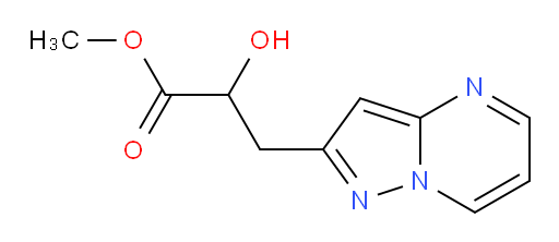 methyl 2-hydroxy-3-{pyrazolo[1,5-a]pyrimidin-2-yl}propanoate